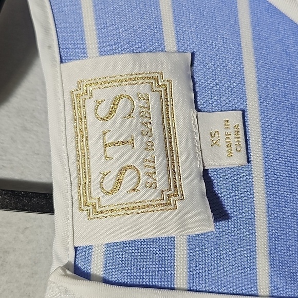 Sail to Sable Short Sleeve Striped Top Size XS - Picture 2 of 6